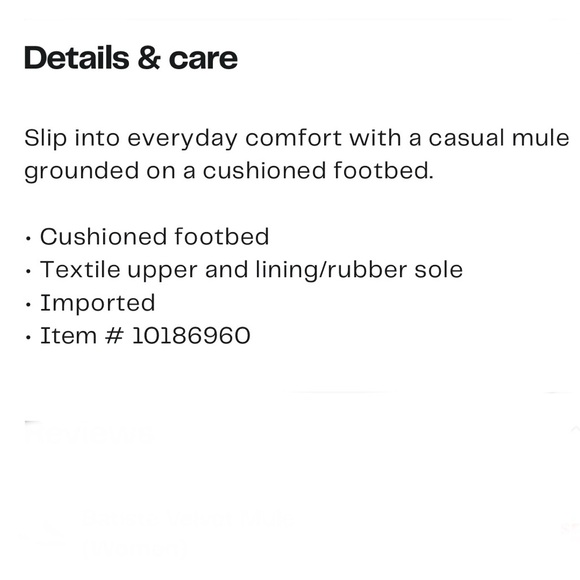 Rag & Co Gray Batiste Velvet Mule Women’s Size 8 Slip-On Handcrafted - Picture 10 of 10